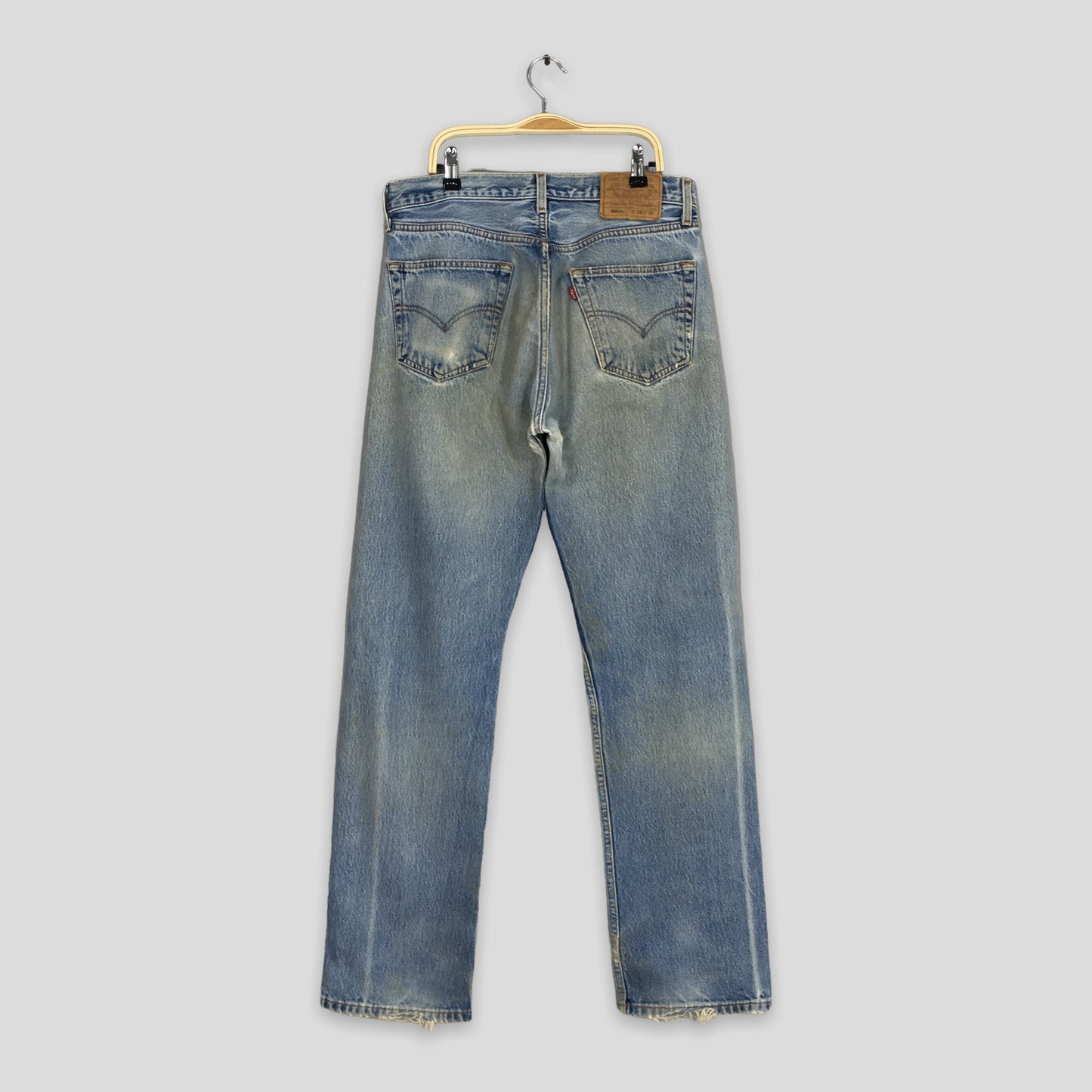 Levi's 501XX Distressed Ripped Jeans Size 31x32