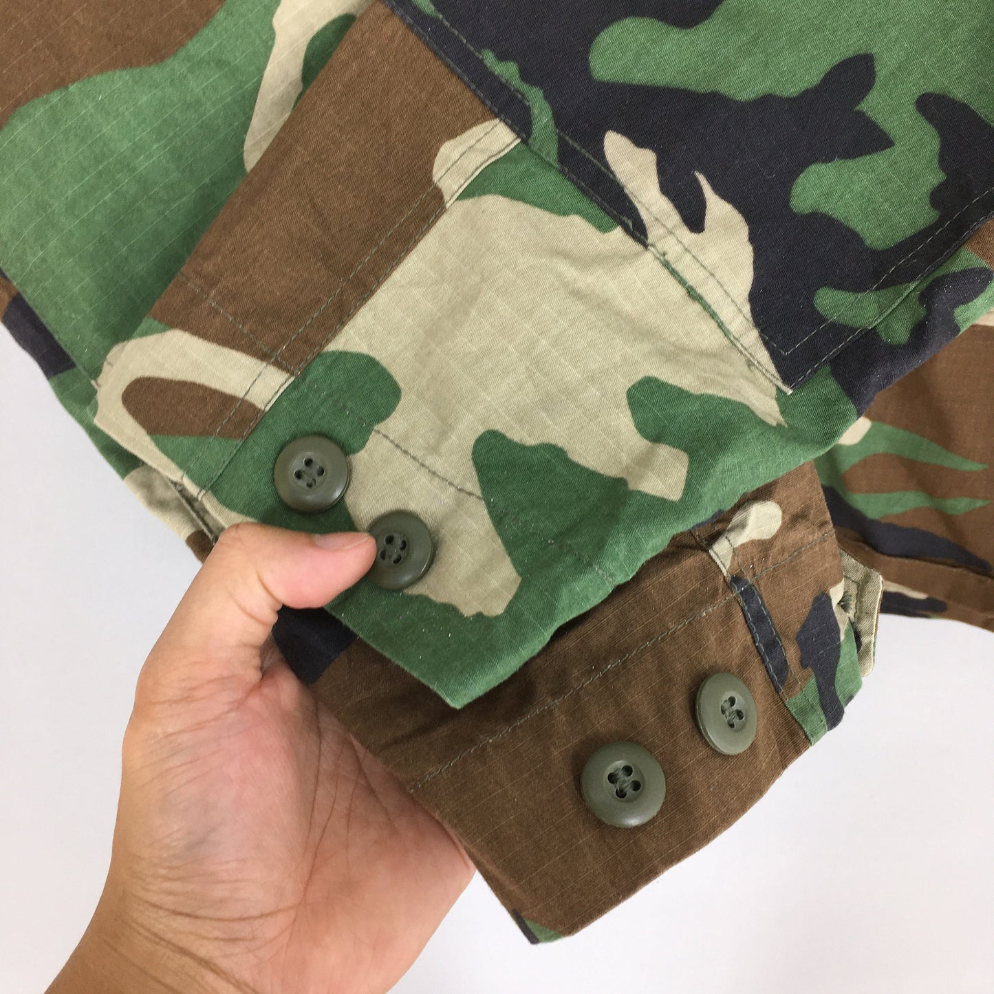 M-65 Field Camouflage Green Jacket Small