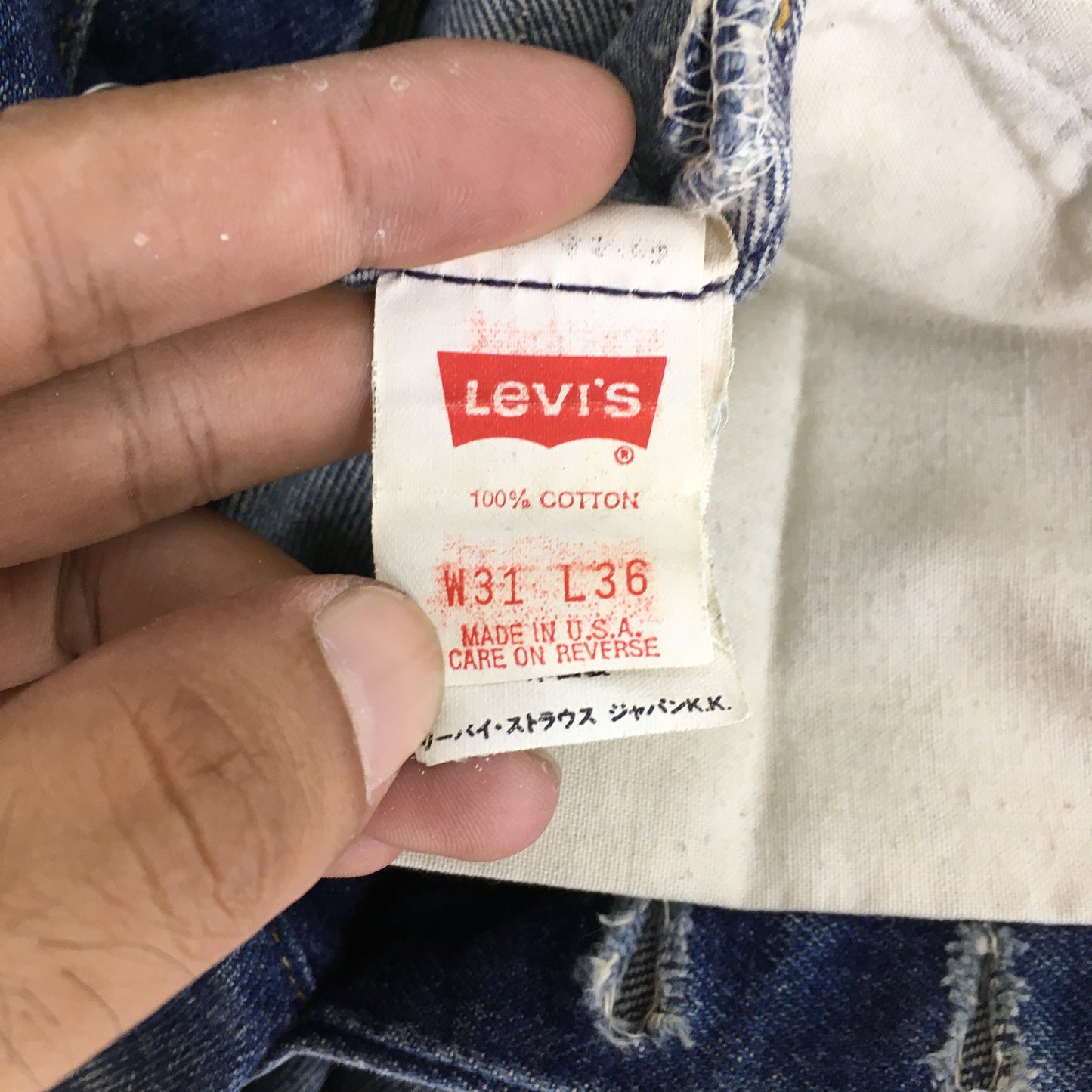 Levi's 501 Faded Dirty Stonewash Jeans Size 28x32