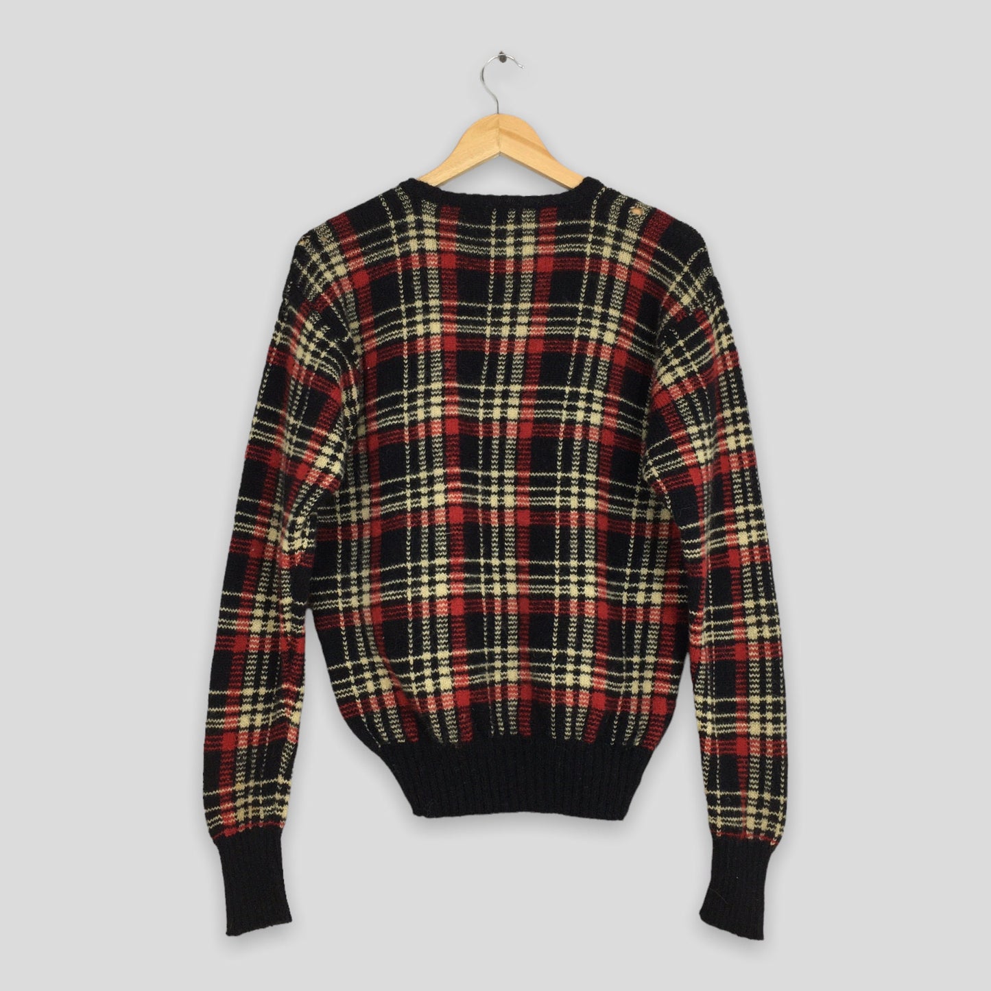 Polo Ralph Lauren Checkered Wool Knitwear Small