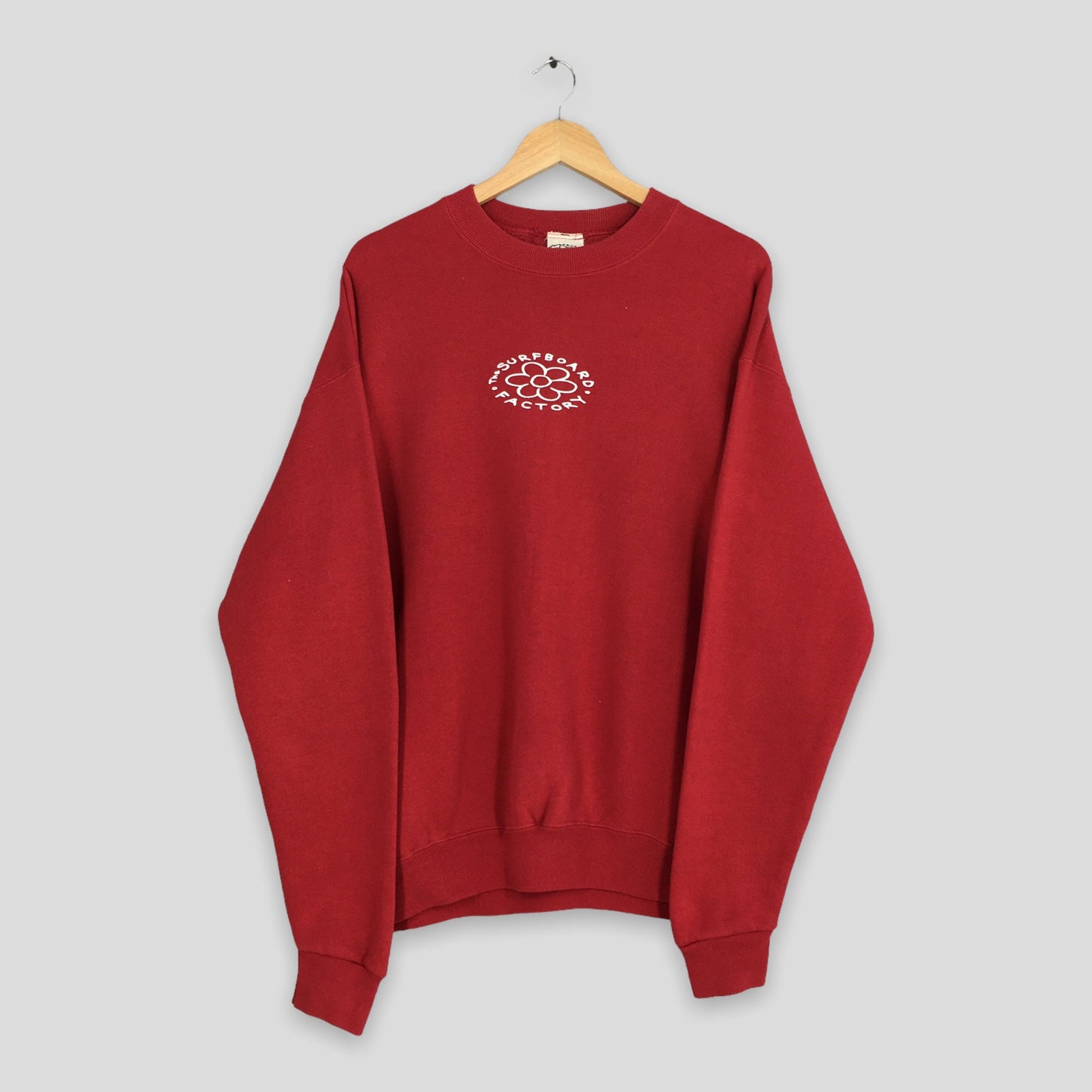 The Surfboard Factory Red Sweatshirt Large