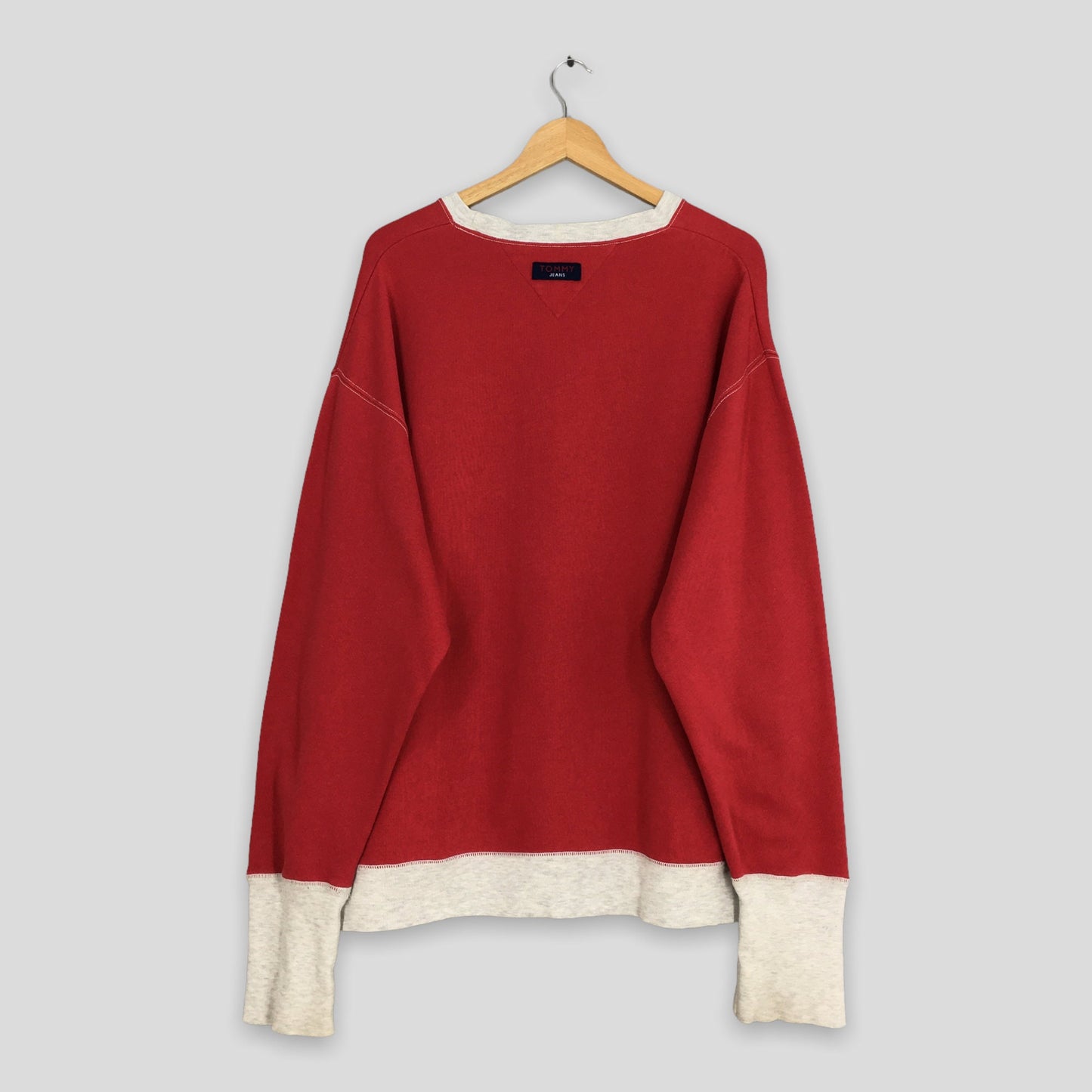 Tommy Jeans Red Sweatshirt XLarge