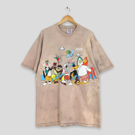 Looney Tunes Squad Tie Dye Tshirt XLarge