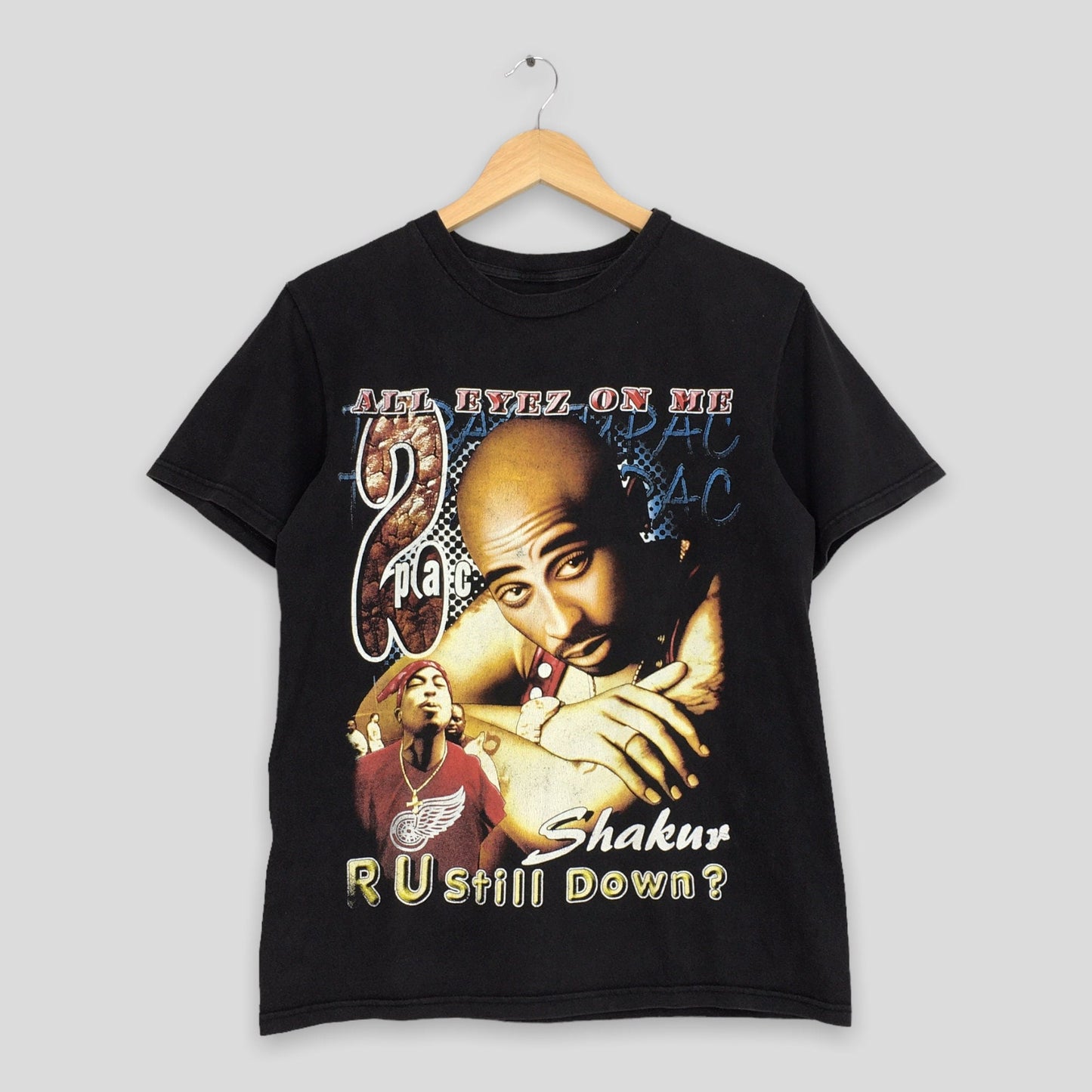 Tupac Shakur Rapper Makaveli Tees Small