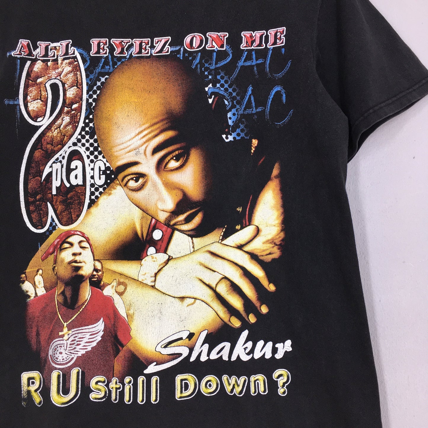 Tupac Shakur Rapper Makaveli Tees Small