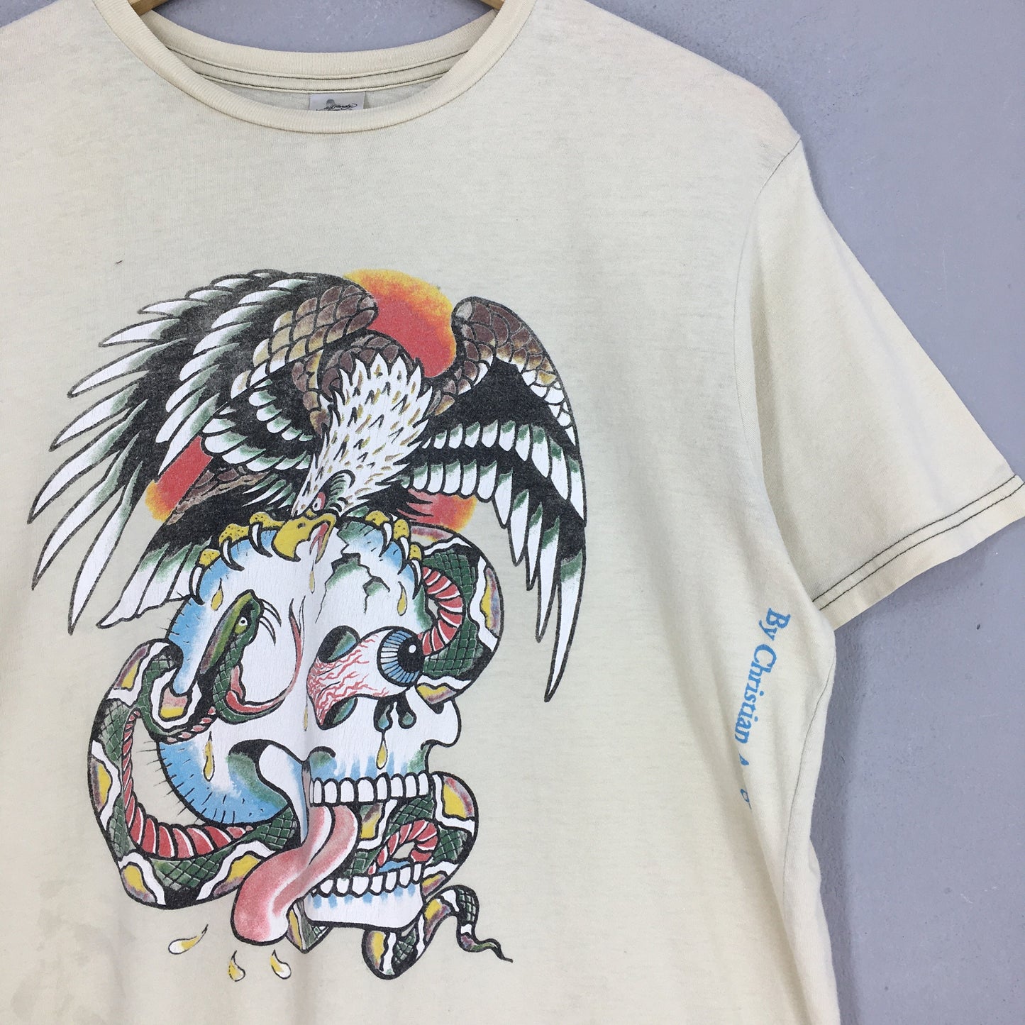 Y2K Don Ed Hardy By Christian Audigier Tatoo T shirt Medium