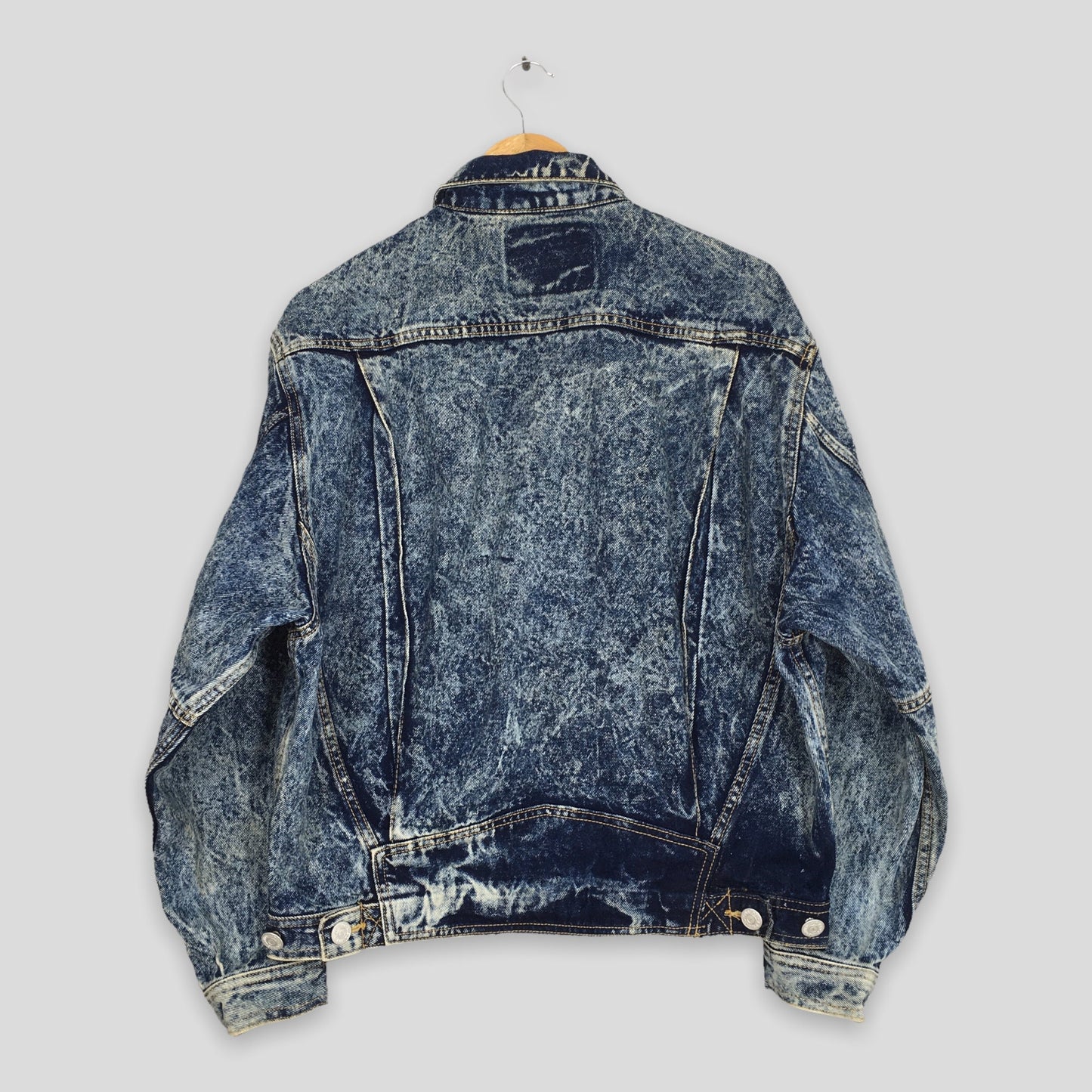 Edwin Trucker Denim Trucker Acid Wash Jacket Medium