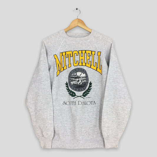 Mitchell South Dakota Gray Sweatshirt Large