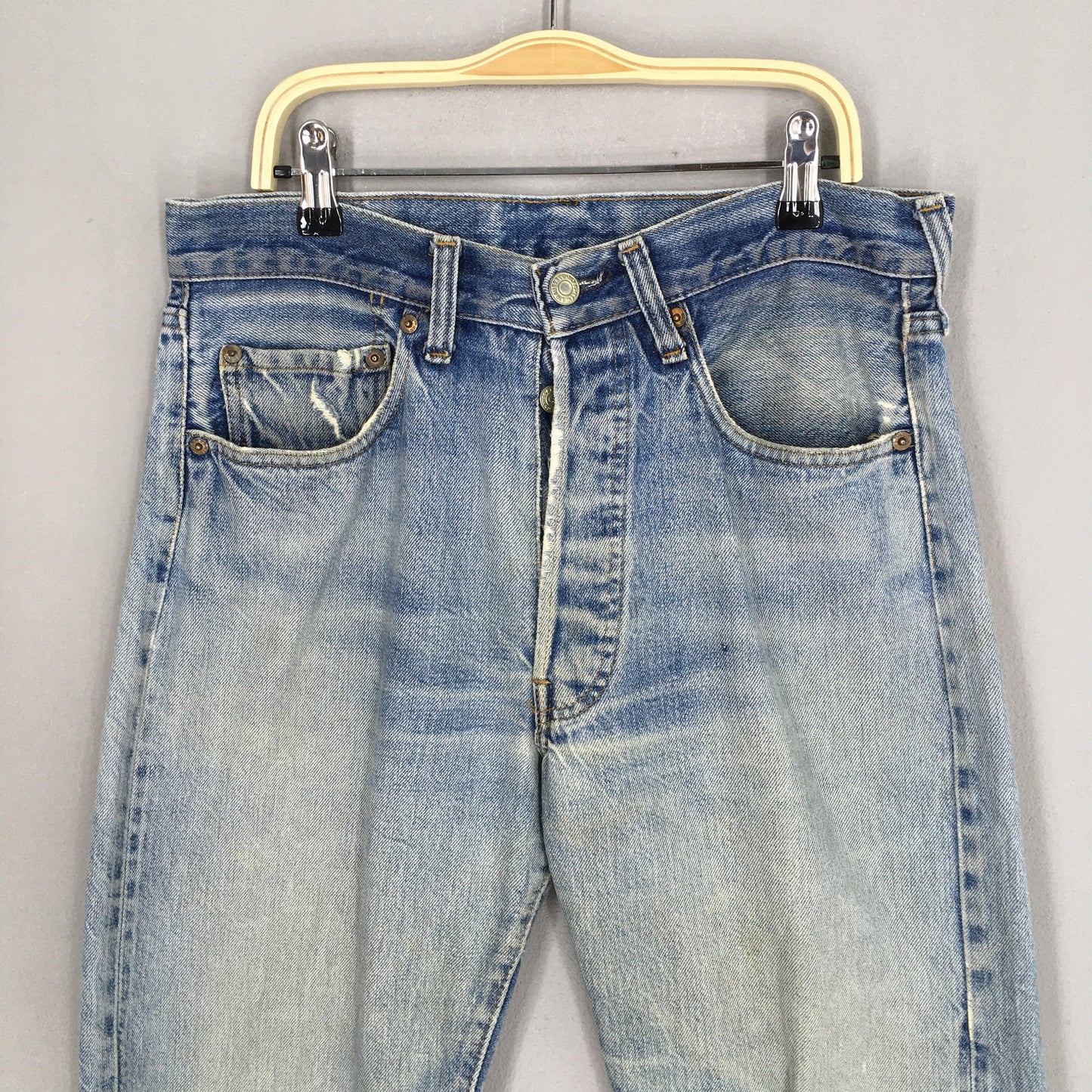 Levi's 501 Selvedge Levi's Distressed Jeans Size 29x27