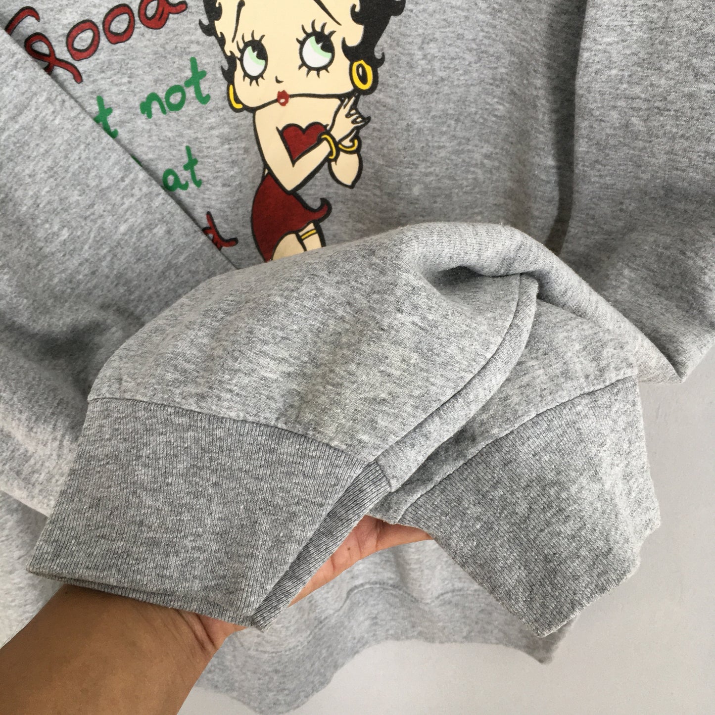 Betty Boop Christmas Cartoon Sweatshirt XLarge