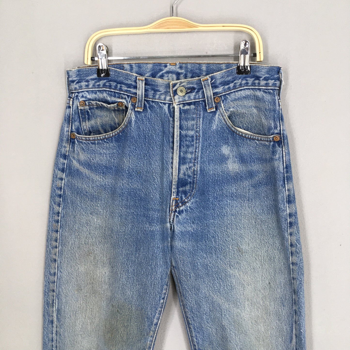 Levi's 501 Faded Dirty Stonewash Jeans Size 28x30.5