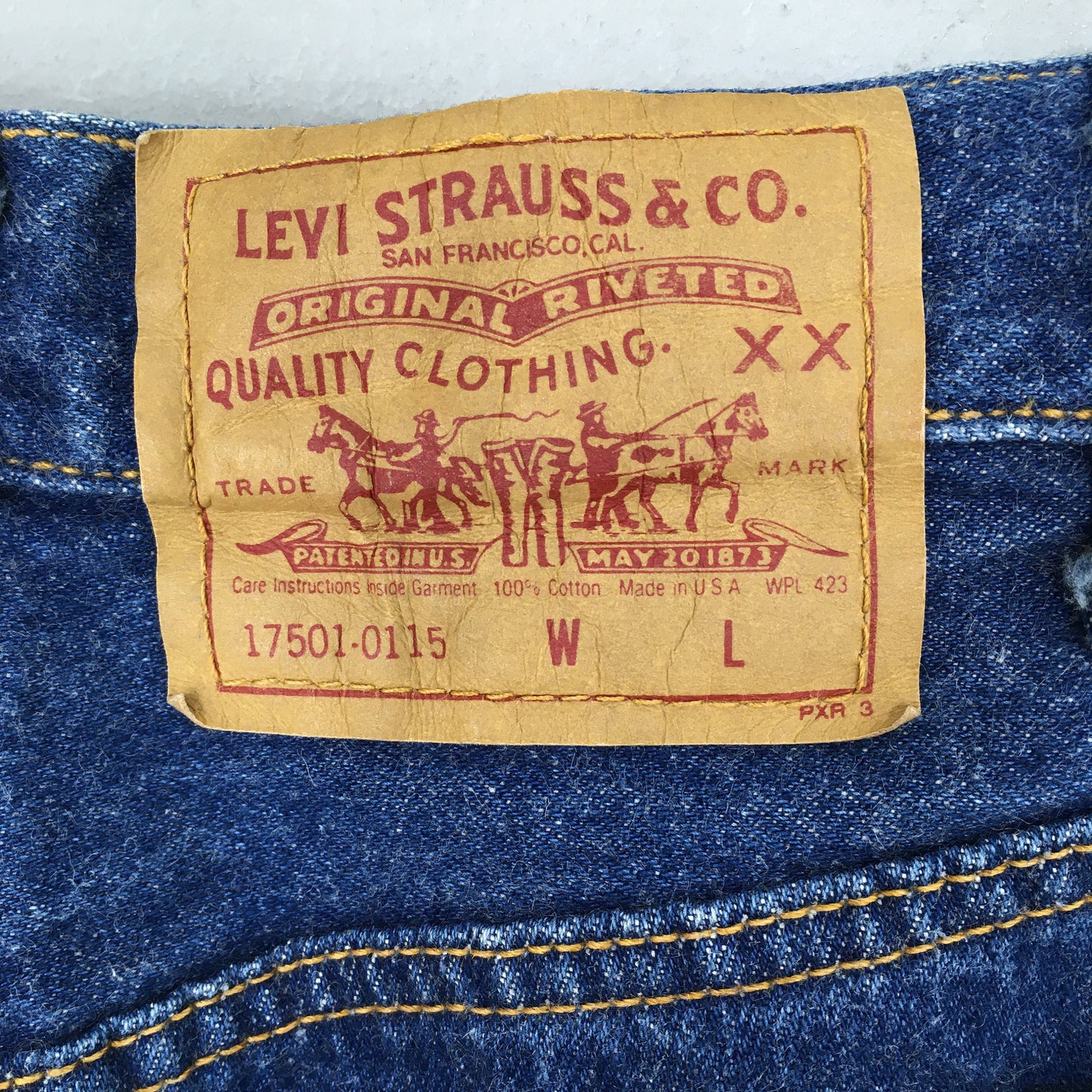 Levi's 501 Indigo Blue Jeans Size 24x30