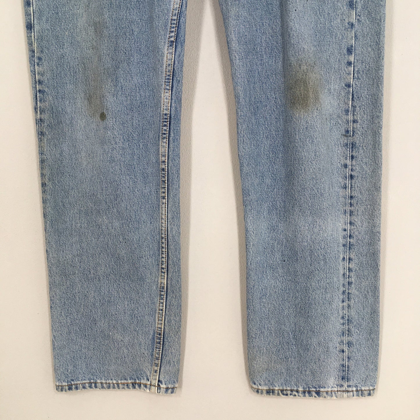 Levi's 501 Faded Dirty Light Wash Jeans Size 34x31