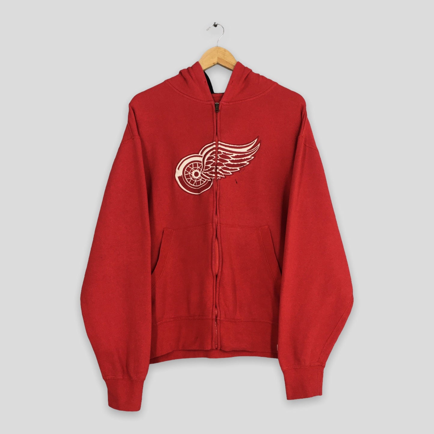 Detroit Red Wings NHL Zipper Hoodies Large