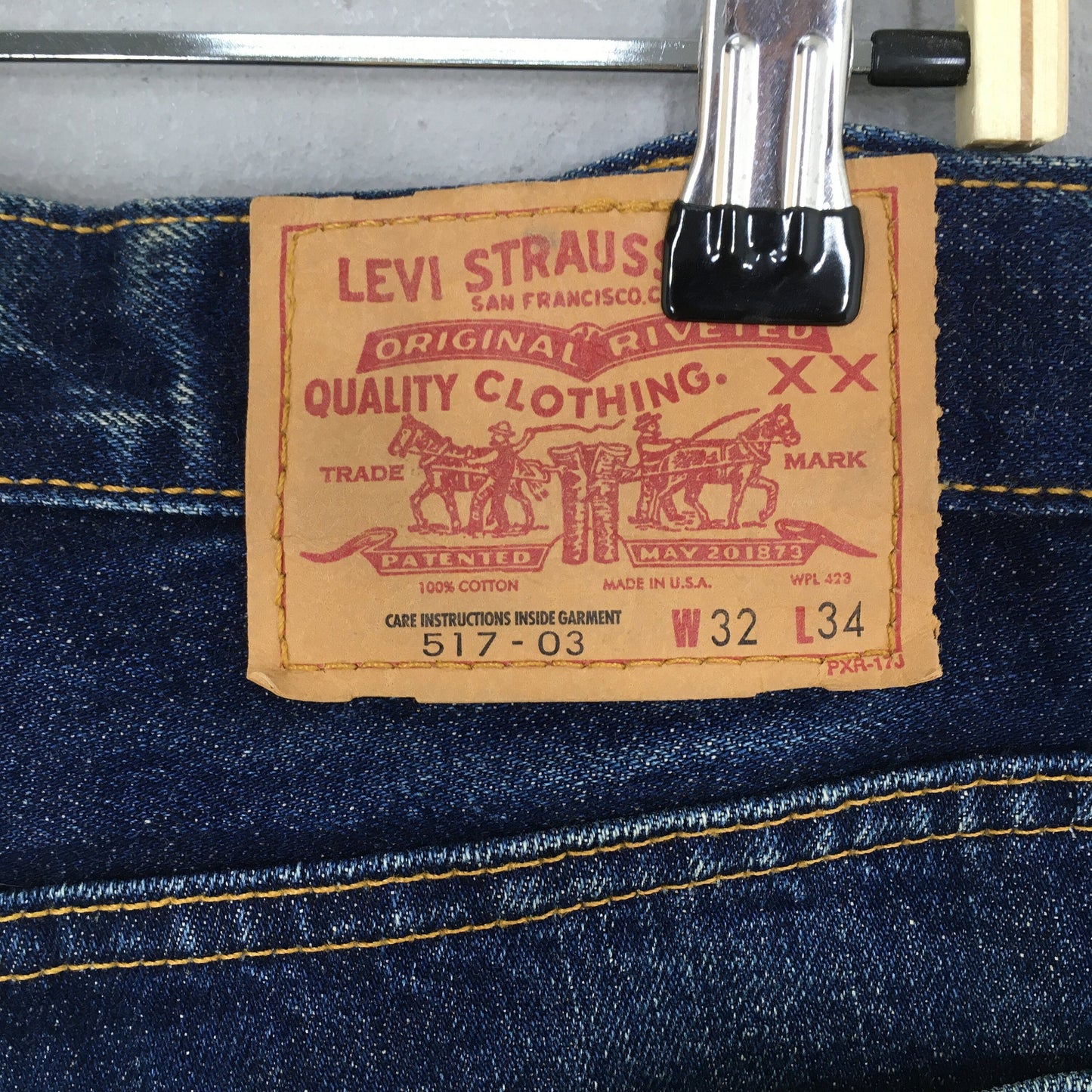 Levi's 517 Faded Stonewash Flare Bootcut Jeans Size 31x32.5