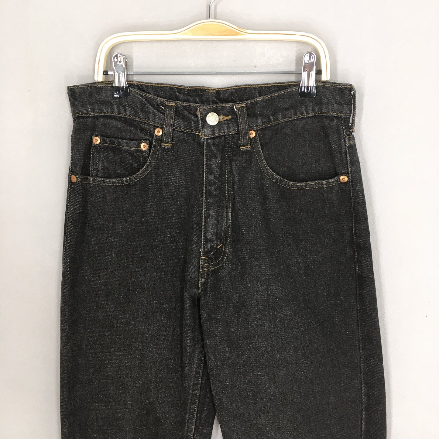 Levi's 626 Black High Waisted Jeans Size 27x32