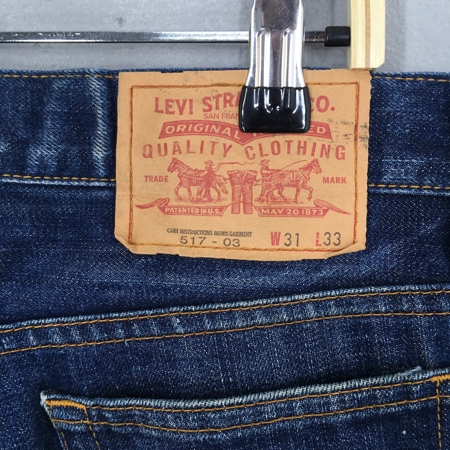 Levi's 517 Wide Leg Bootcut Jeans Size 30x31.5