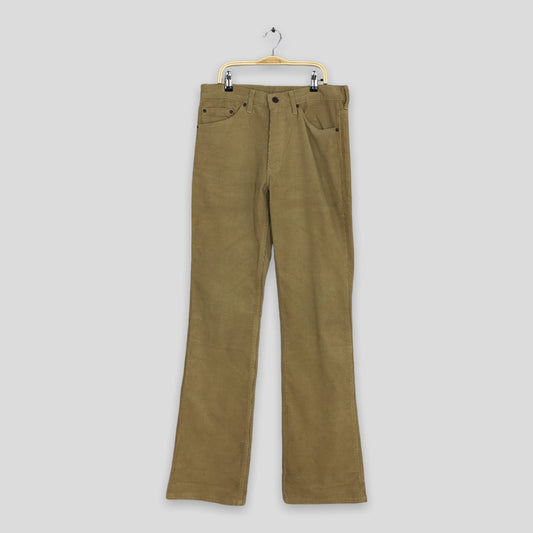 Levi's 517 Brown Corduroy Bootcut Pants Size 30x34.5