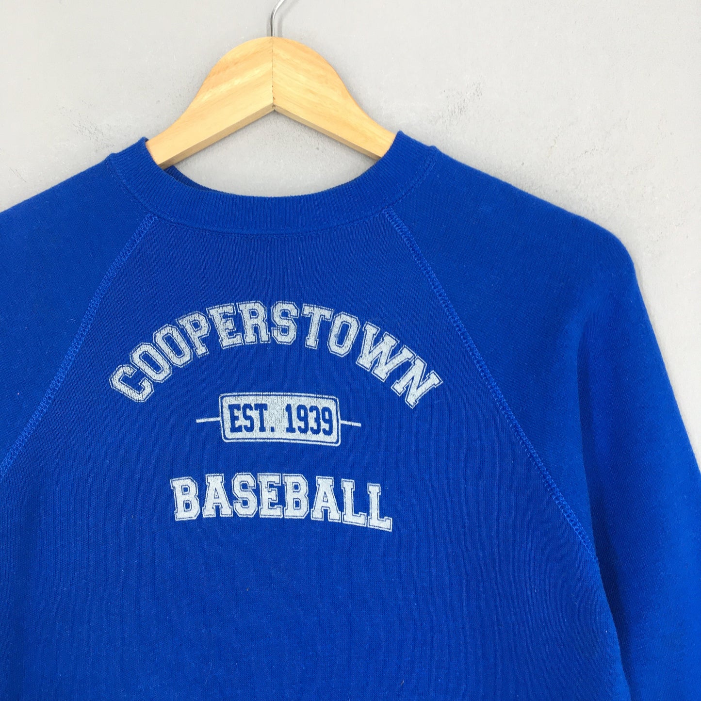 Cooperstown Baseball Blue Sweatshirt XSmall