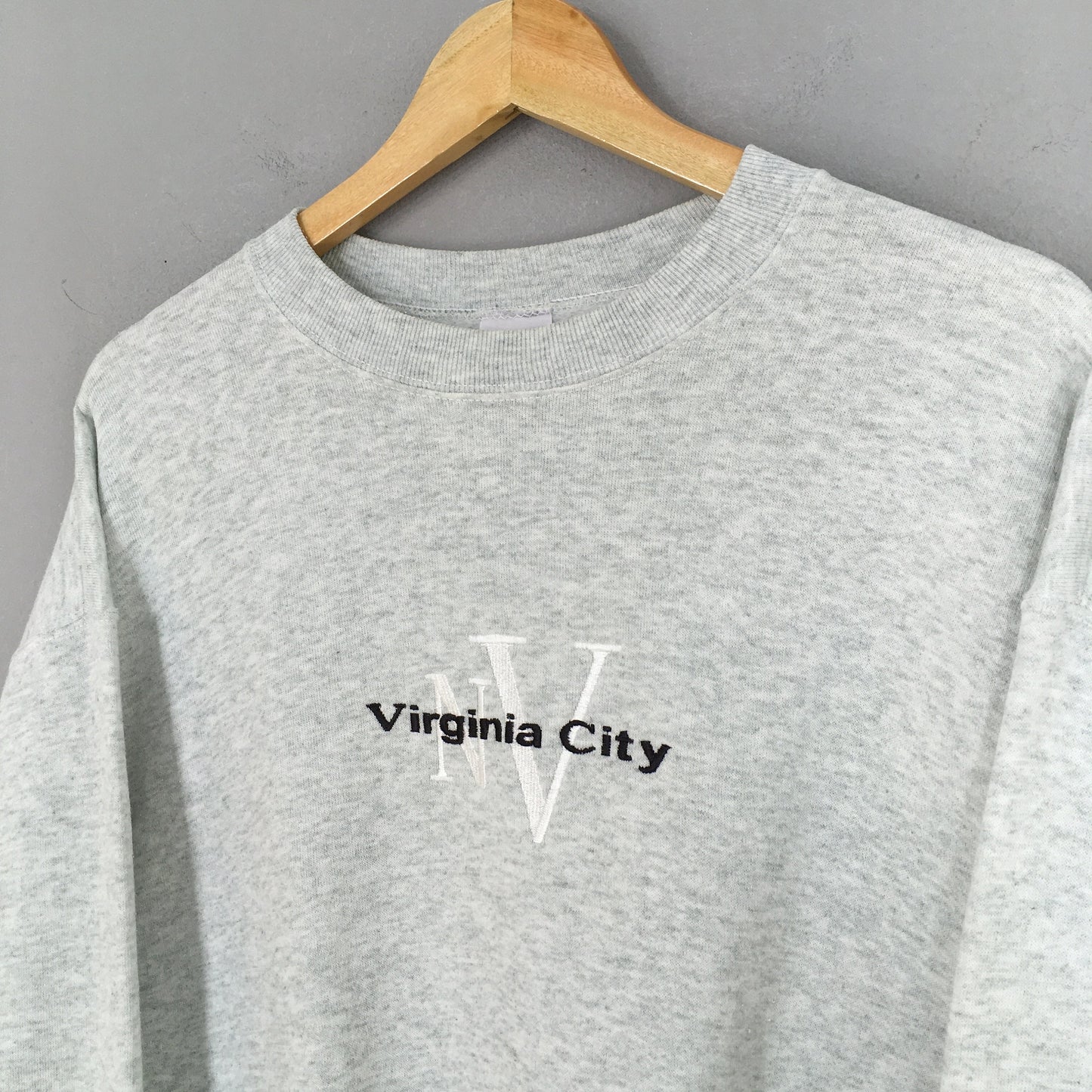 Virginia City Gray Sweatshirts Medium