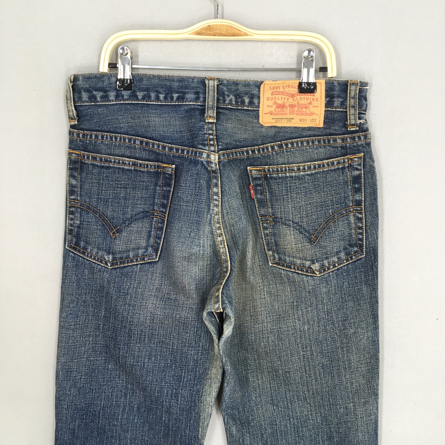 Levi's 517 Flare Bootcut Light Wash Jeans Size 29x30.5