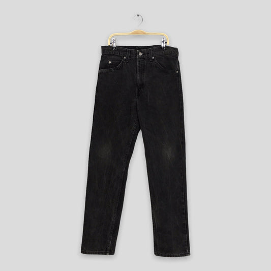 Levi's 505 Faded Black High Waisted Jeans Size 29x30