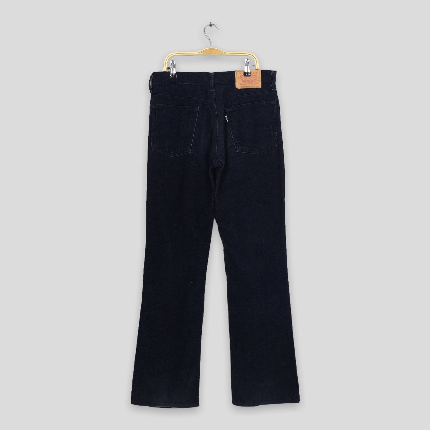 Levi's 517 Dark Blue Corduroy Bootcut Pants Size 29x31