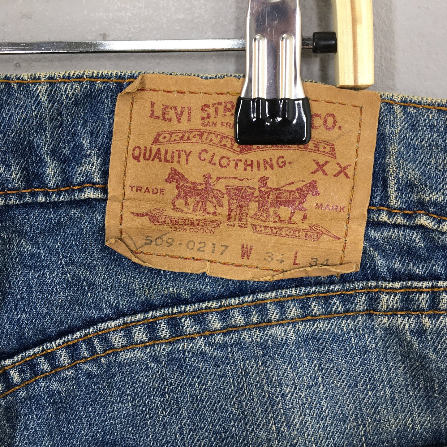 Levi's 509 Faded Dirty Stonewash Jeans Size 32x33.5