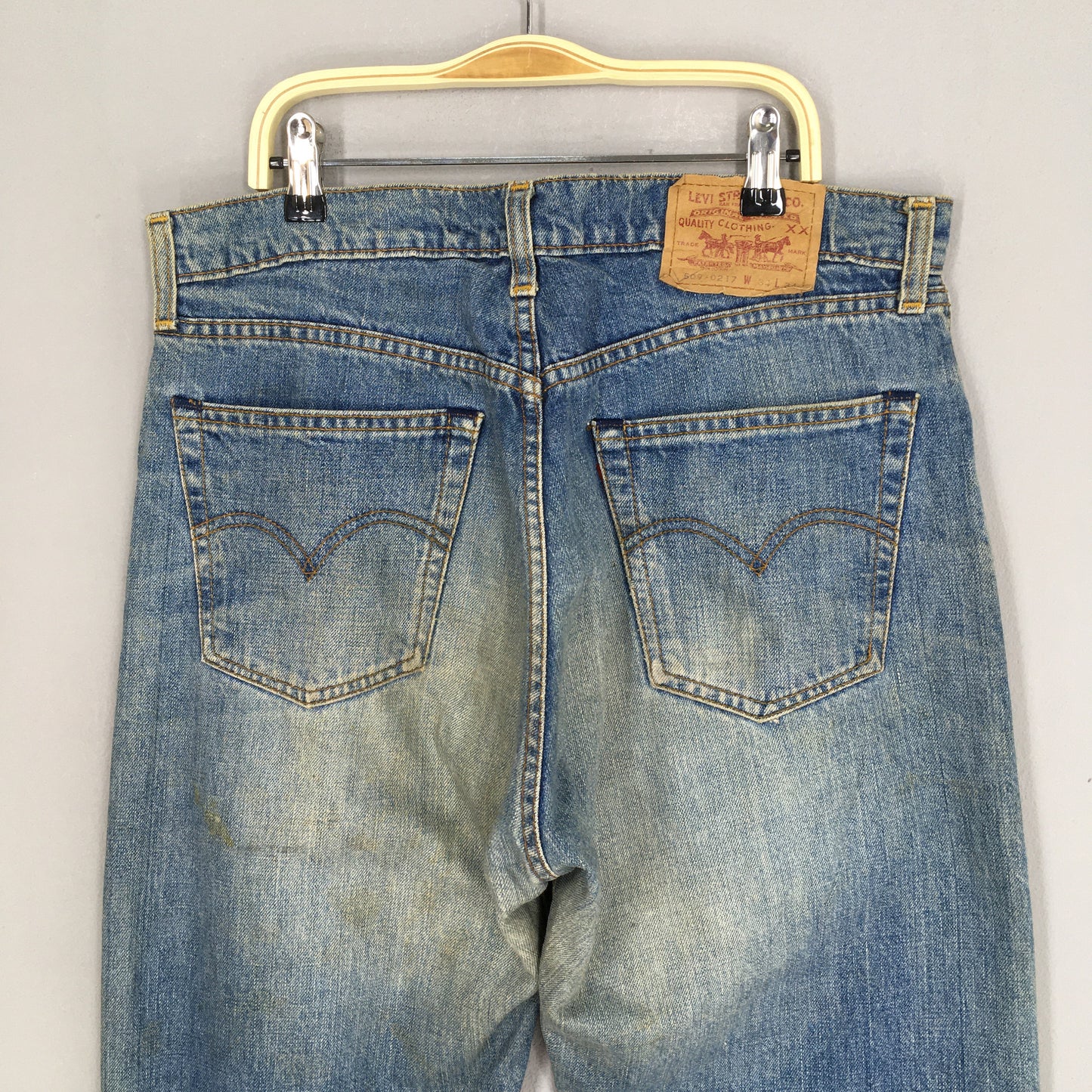 Levi's 509 Faded Dirty Stonewash Jeans Size 32x33.5