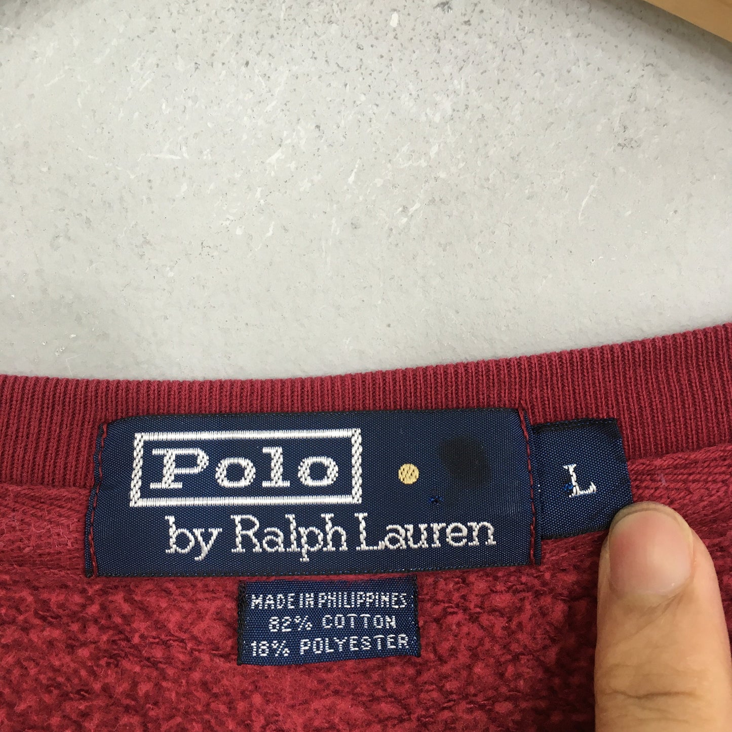 Polo Ralph Lauren Spell Out Sweatshirt Large