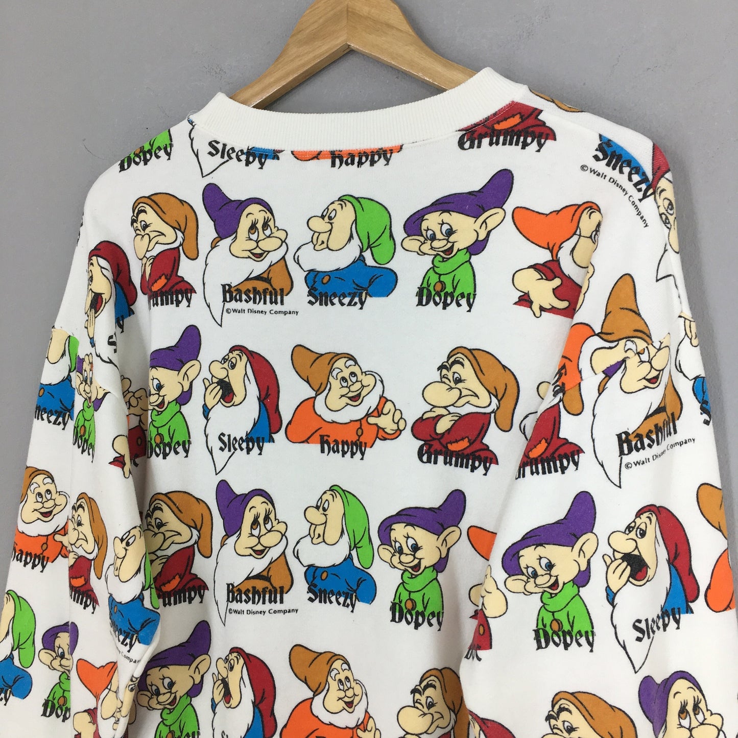 Grumpy Dopey 7 Dwarf Sweatshirts Medium