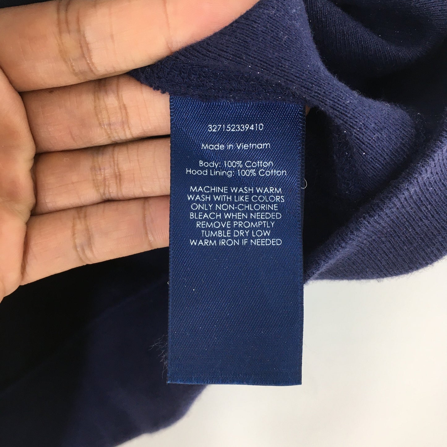 Polo Ralph Lauren Blue Zipper Hoodies Small