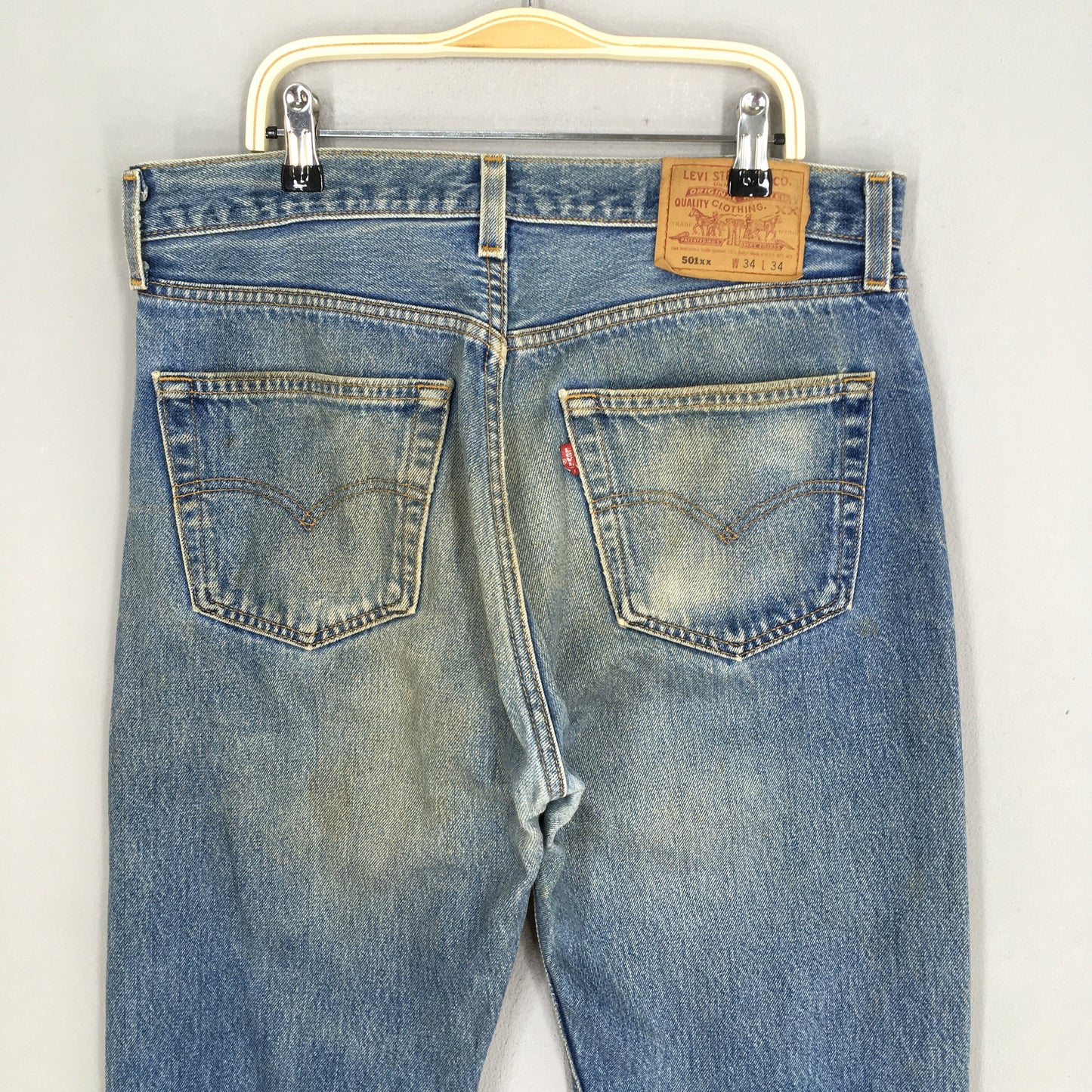 Levi's 501XX Faded Dirty Stonewash Jeans Size 32x31