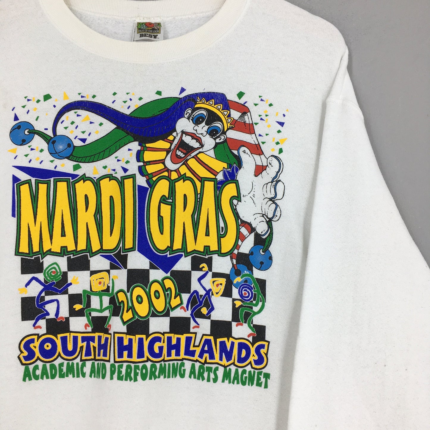 Y2K Mardi Gras South Highland Sweater Large