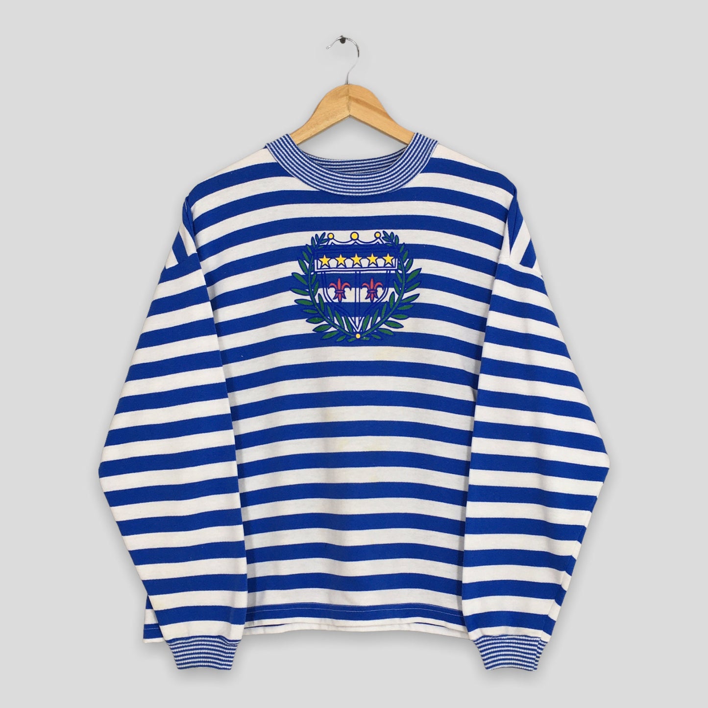 Ashley Hall Stripes Sweatshirt Medium