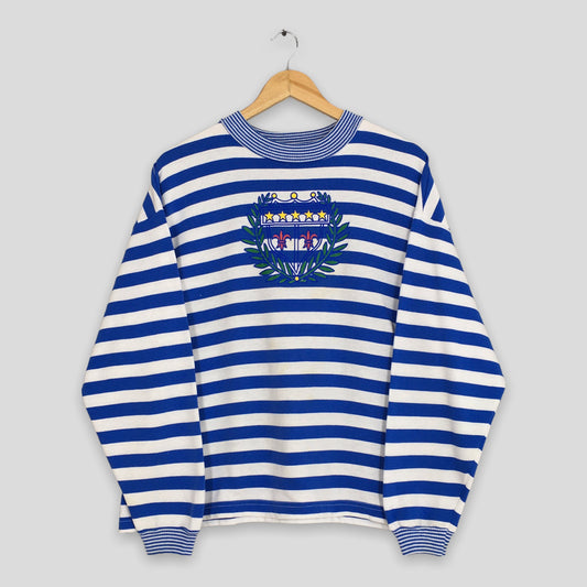 Ashley Hall Stripes Sweatshirt Medium