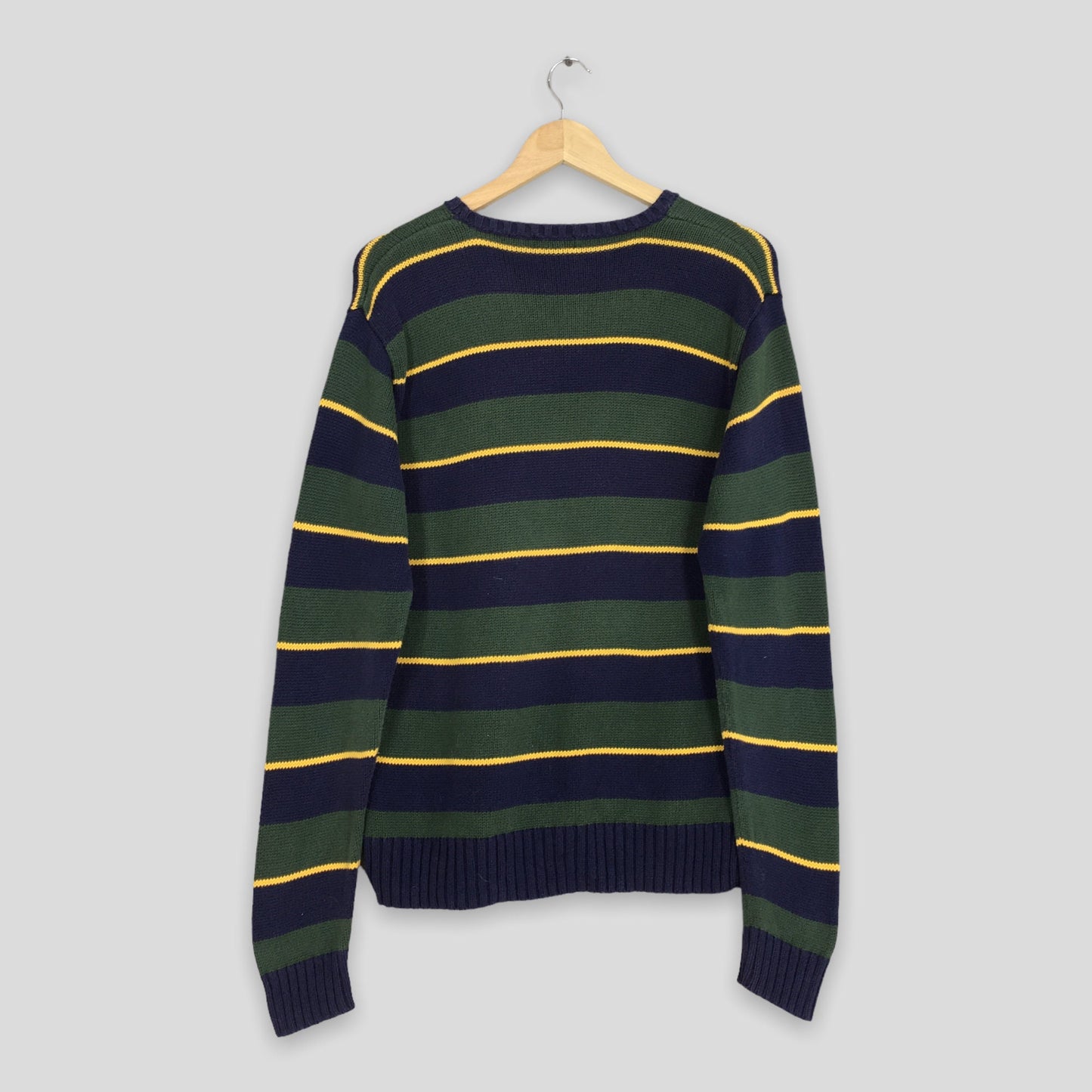 Polo Ralph Lauren Stripes Knit Sweater Medium