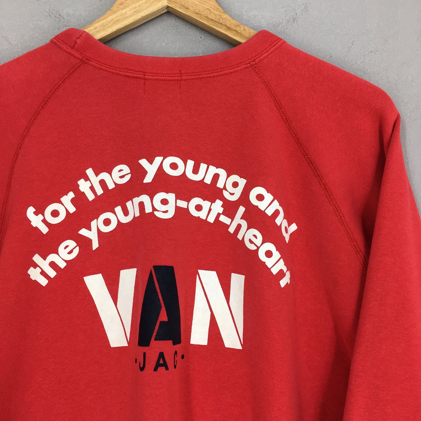 Van Jac Japan Red Sweatshirt Large