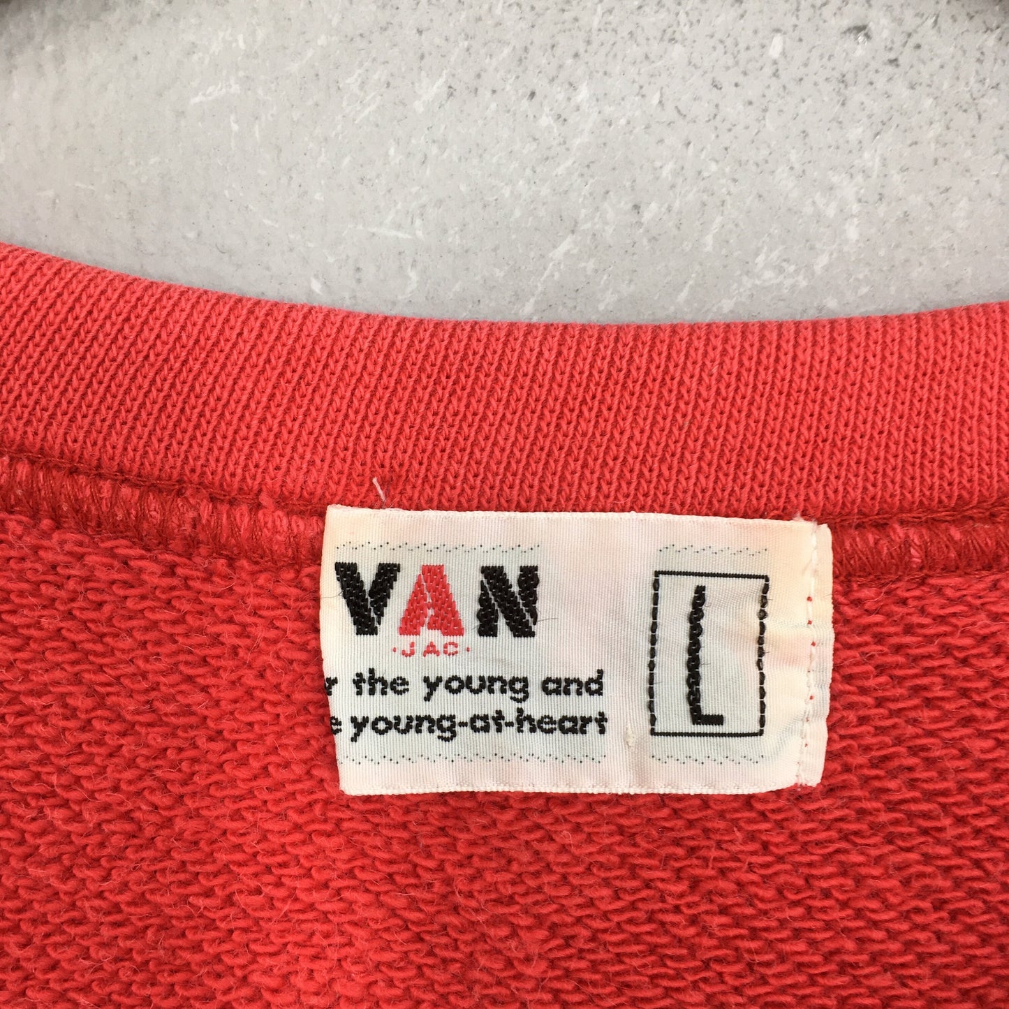 Van Jac Japan Red Sweatshirt Large