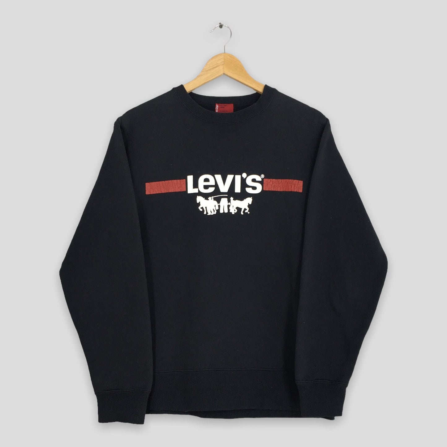 Y2K Levi's Strauss Black Sweatshirt Large