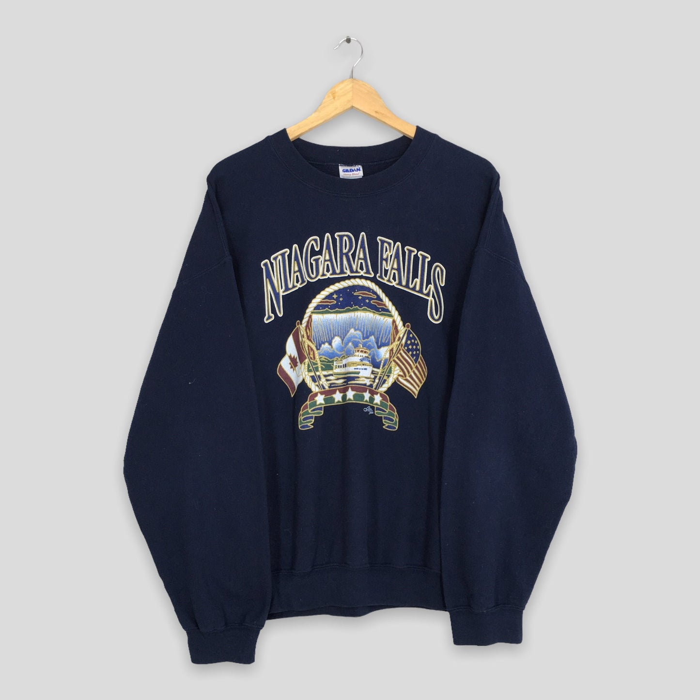 Niagara Falls Blue Sweatshirt XLarge