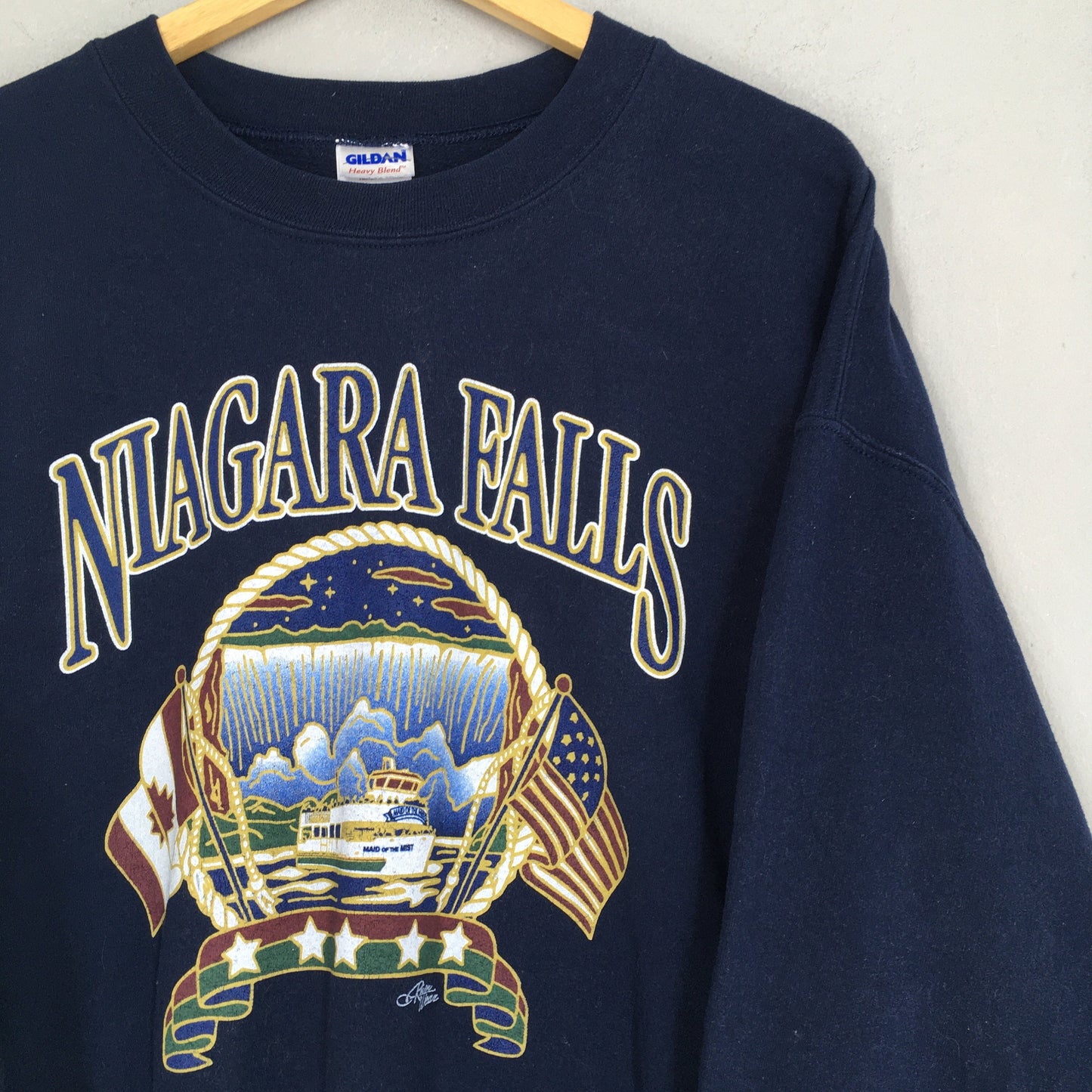 Niagara Falls Blue Sweatshirt XLarge