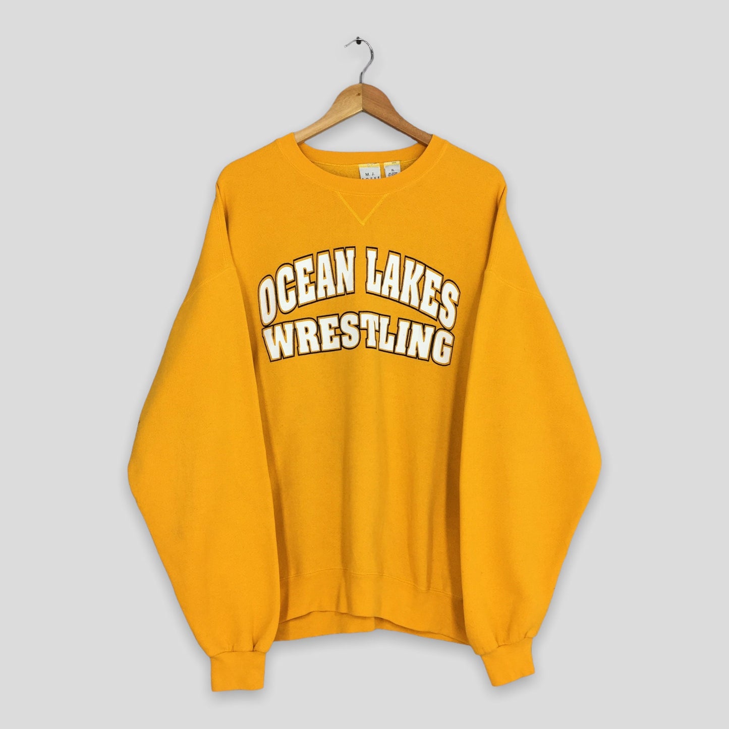 Ocean Lake Wrestling Yellow Sweatshirt XLarge