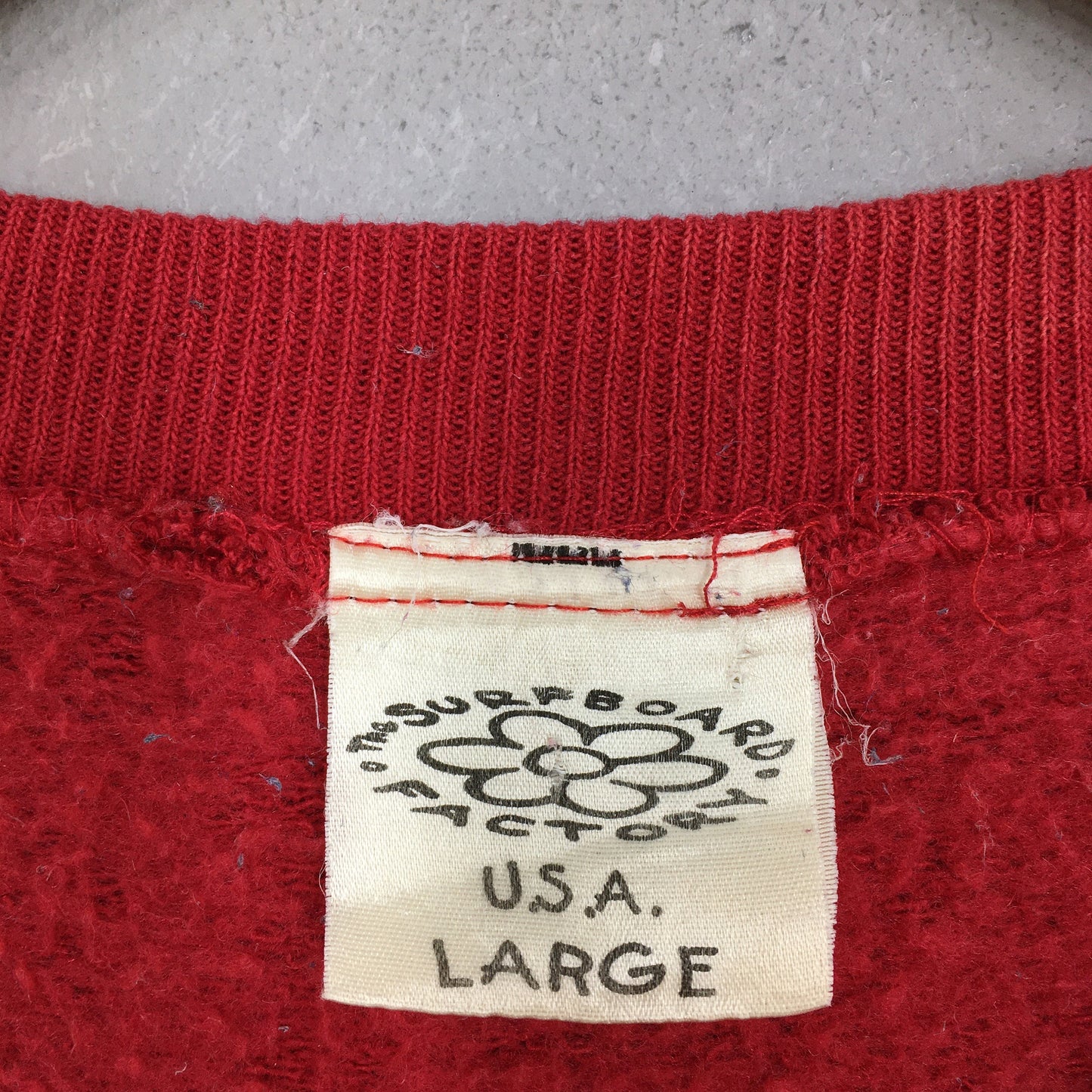 The Surfboard Factory Red Sweatshirt Large