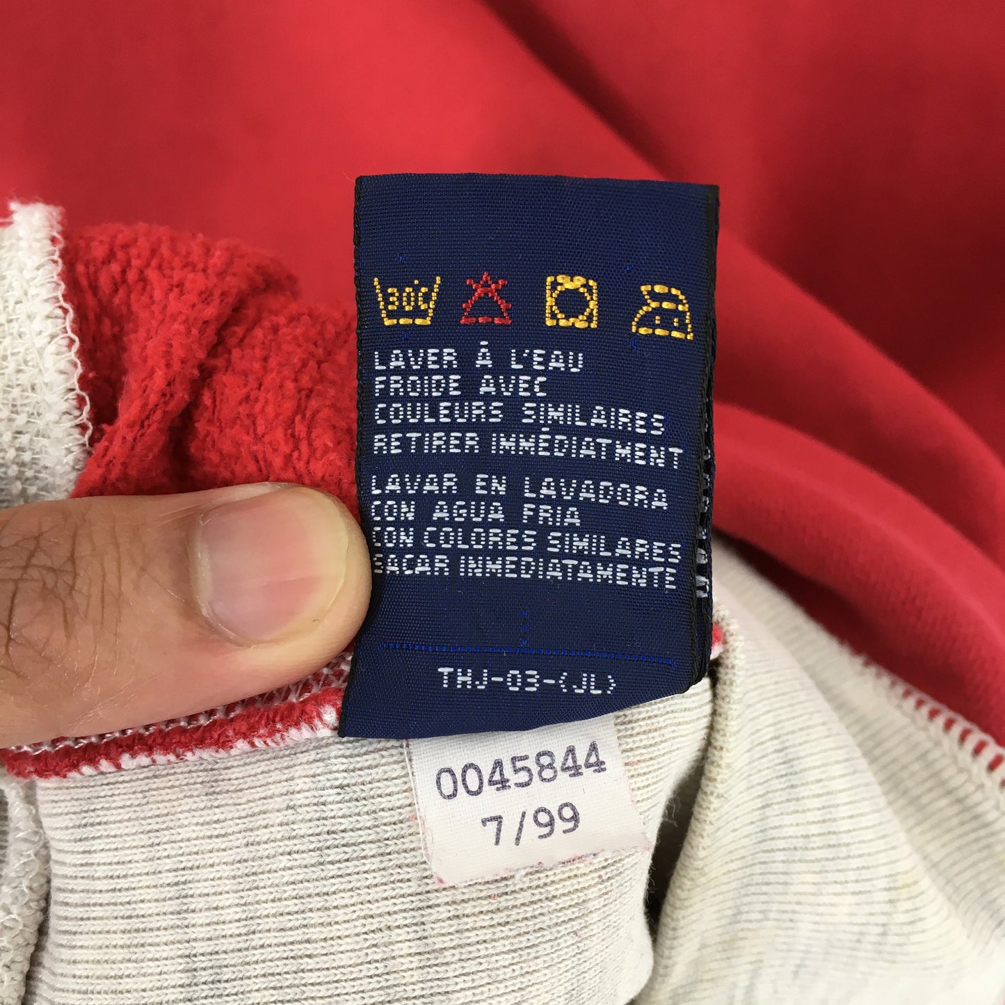 Tommy Jeans Red Sweatshirt XLarge