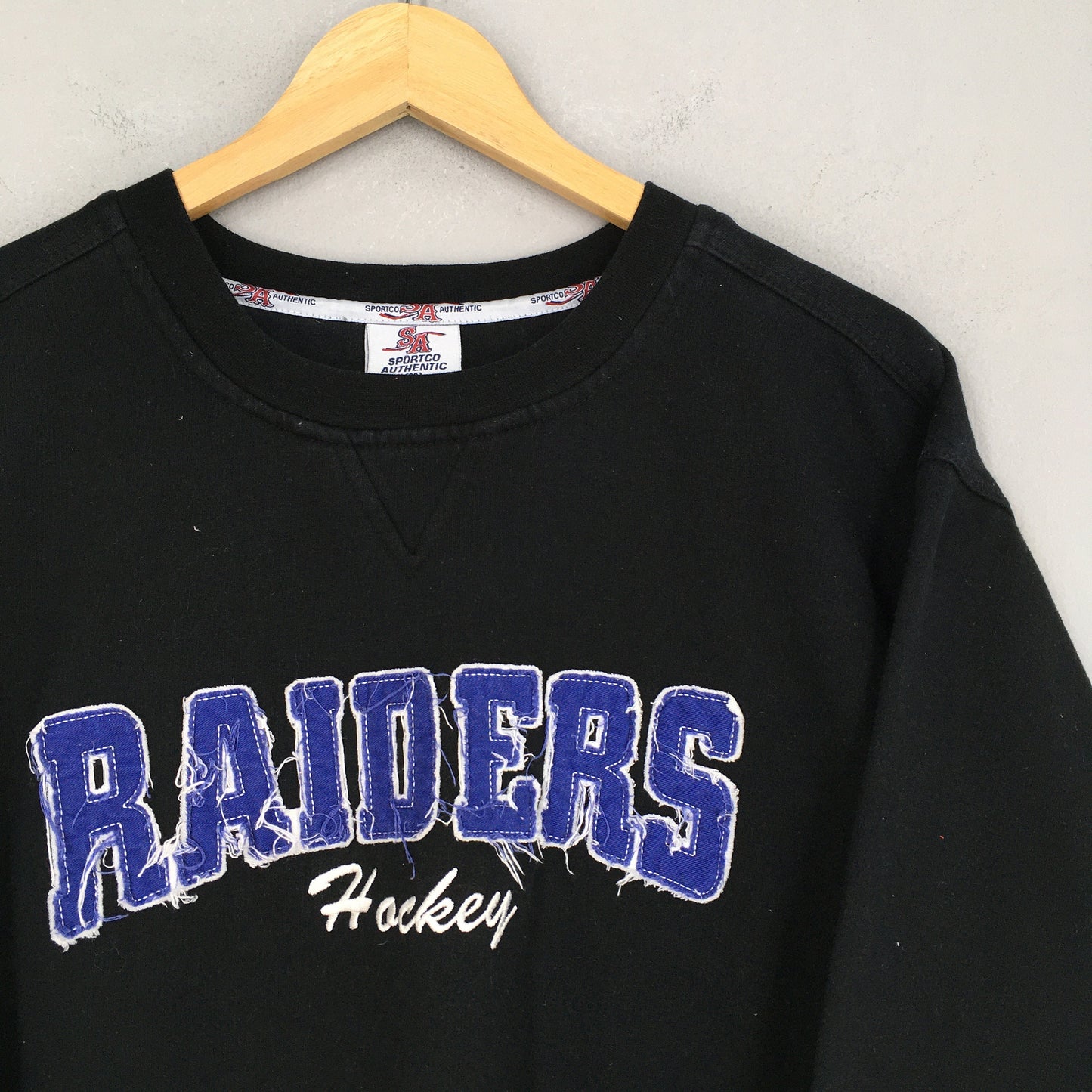 Raiders Hockey Black Sweatshirt Medium