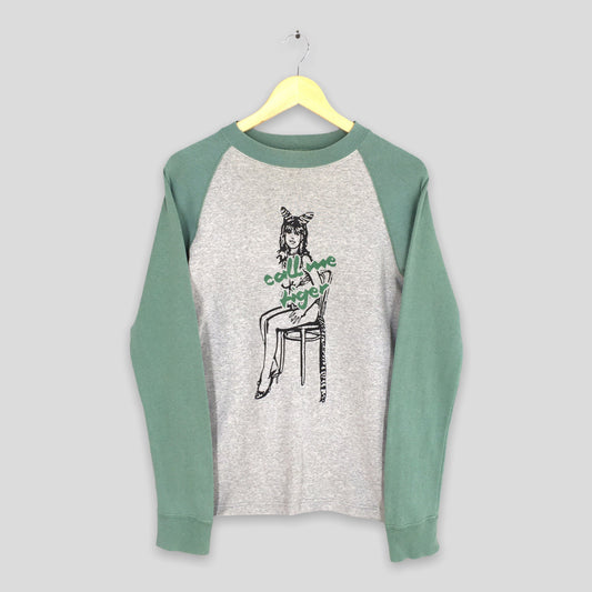 Hysteric Glamour Topless Traffic Raglan Sweatshirt Small