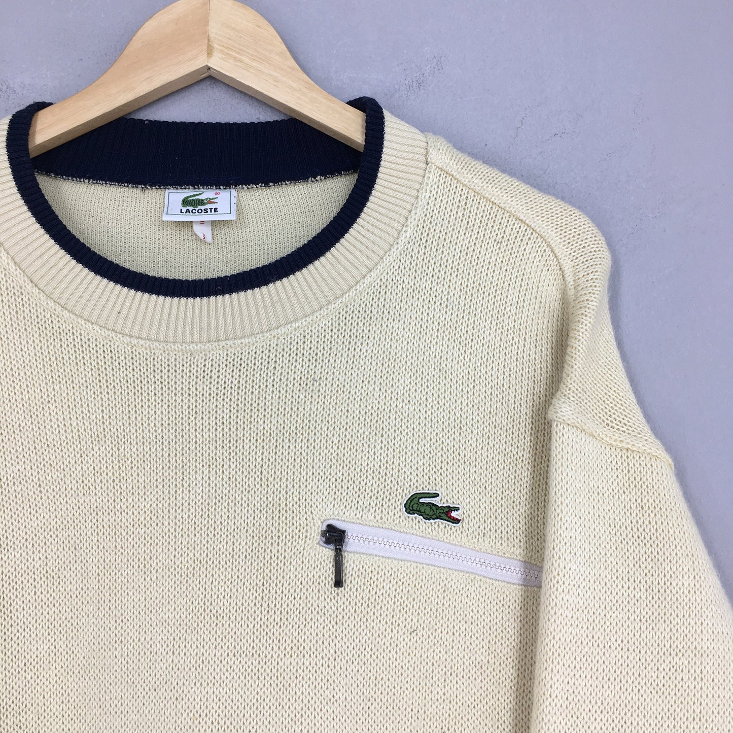 Chemise Lacoste Yellow Knitwear Large