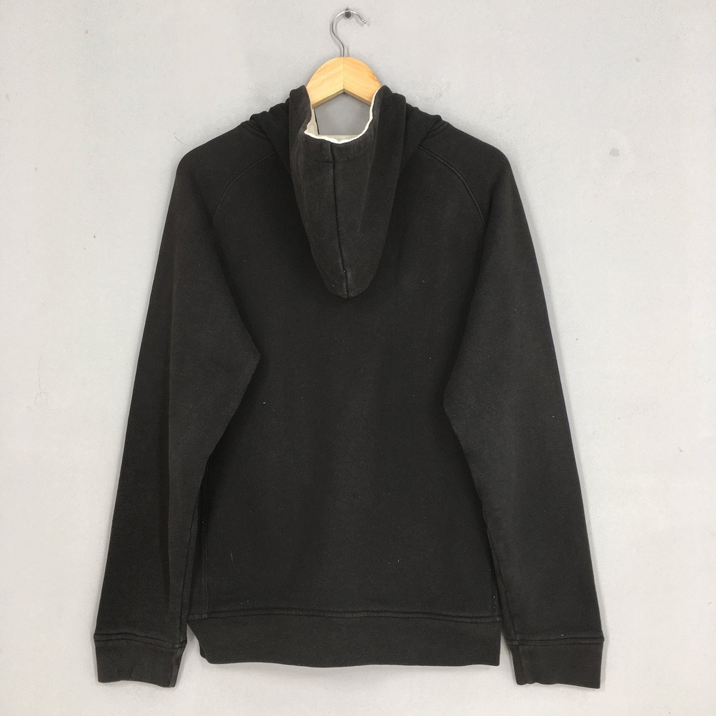 Stussy Usa Zipper Hoodie Black Sweater Medium