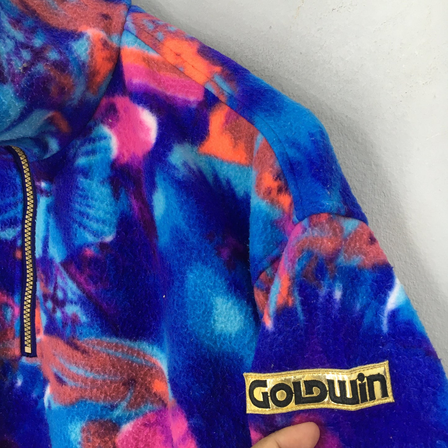 Goldwin Japan Floral Fleece Jacket Medium